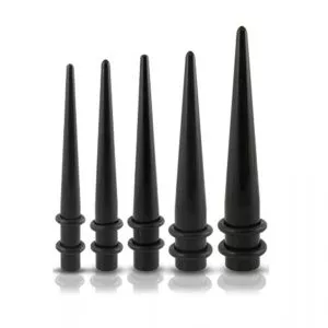 Black UV Acrylic Classic Ear Straight Expander