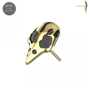 G23 Titanium Raven Mask Threadless Pin Top