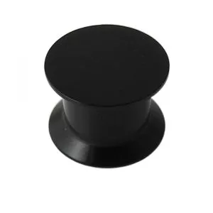 UV black Screw Fit Flesh Tunnel