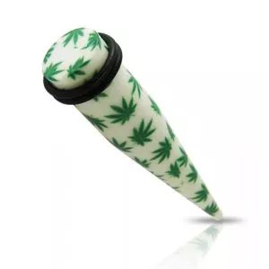 Marijuana Straight Ear Expander