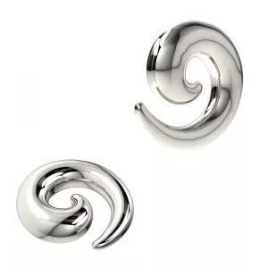 Hollow Surgical Steel Spiral Ear Expander