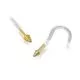 Bio-Plast Nose Screw with Cone Shaped 14K Gold Head