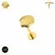 14K Gold Internally Threaded Shell Screw Fit Labret Piercing