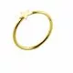 14K Gold Star Open Hoop Nose Ring