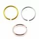9K Gold Seamless Continuous Hoop Nose Ring in a Box
