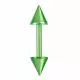 Rose Gold Anodized Eyebrow Body Jewelry Straight Barbell
