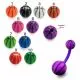 Bio Flex Banana Belly Bar With Basketball Print UV Balls