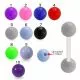 Bio Flex Tongue Barbell With Hand Painted Plain UV Balls