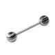 Tongue Bar with Zebra UV Balls