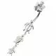 Turtles Dangling Spinal Belly Button Ring