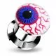 Surgical steel Internal threaded logo Flesh Tunnel