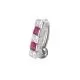 14 Gauge Fancy Gems Stone Dangling Reverse Nvel Ring Body Jewelry Ring