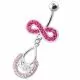 Sexy Infinity Dangling Belly bar