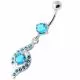 Fancy Jeweled Dangling Navel Banana