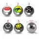 14G Threaded 316L Surgical Steel Logo balls