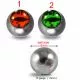 316L Surgical Steel Mix Logo Balls