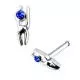 316L SS Jeweled Cutting Plier Nose Pin