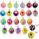 UV Fancy Hand Print Multi Star Eyebrow Lip Tongue Balls