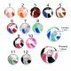 UV Fancy Marble Balls Flower Hand Print