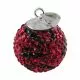 Red Crystal stone Silver Zebra Pendent ZPN059