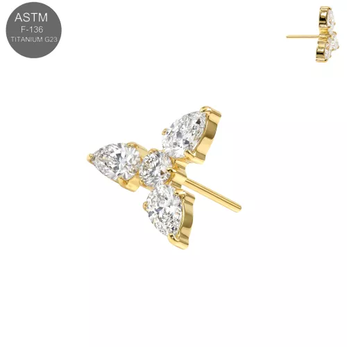 Trinity Marquise CZ Top