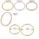 10K Yellow Gold Seamless Nose and Tragus Hoop Ring