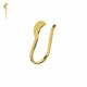 14K Solid Yellow Gold Crescent Moon Fake Non Piercing Cuff Jewelry