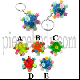 Handcrafted Silicone Roses Ball Key Chains