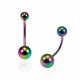 Rose Gold Anodized Eyebrow Body Jewelry Straight Barbell