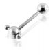 Tongue Barbell with Ball and Cone 