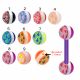 Bio Flex Tongue Barbell With Heart Design UV Balls