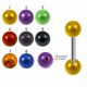 316L Surgical Steel Tongue Barbell With Glitter UV Balls