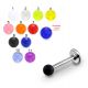 SS Labret With UV Fancy Colorful Balls BLT250