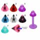 UV Bio Flex Labret With Multi Color Blurred Alien UV Cone