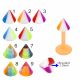 Bio Flex Labret With Colorful UV Cone