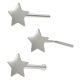 Plain Pentagon Star 925 Sterling Silver Nose Pin