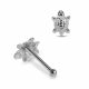 Tiny Turtle 925 Sterling Silver Dainty Nose Stud