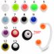 Bio Flex Eyebrow Circular Barbell With Eyeball Design UV Ball