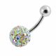 Crystal Stone Belly Navel Ring Body Jewelry 