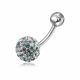 Crystal Stone Belly Ring FDBLY066