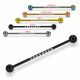 316L Surgical Steel Industrial Barbell with 8 Zircons Ear Piercing