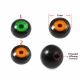 Green & Orange Eye Ball Logo With Black UV Ball