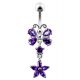 Dragonfly  Dangling  Belly Ring