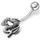 Dragon Belly Button Ring