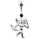 Jeweled Cupid Belly Ring