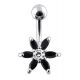 Surgical Grade Steel Curved Belly Ring PBN592