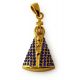 Virgin Mary Jeweled Pendant