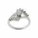GT-DESIGN 925 Sterling Silver CZ Zircon Crystal Fashion Cute Female Finger Ring