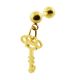 Gold PVD Plated Dangling Tragus Piercings