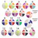 Fancy Glitter UV Multi Colorful Design Body Piercing Balls
